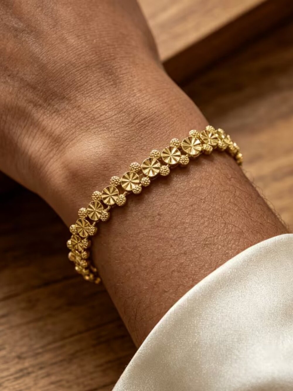 14K Gold 7.5" Womens Chain Link Style Bracelet Ladies 7.5 in 14 K Silver Jewelry